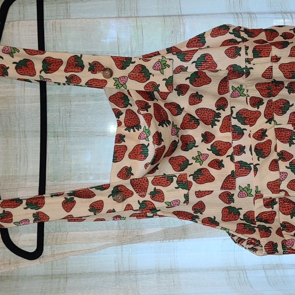 NWT super cute strawberry jumpsuit